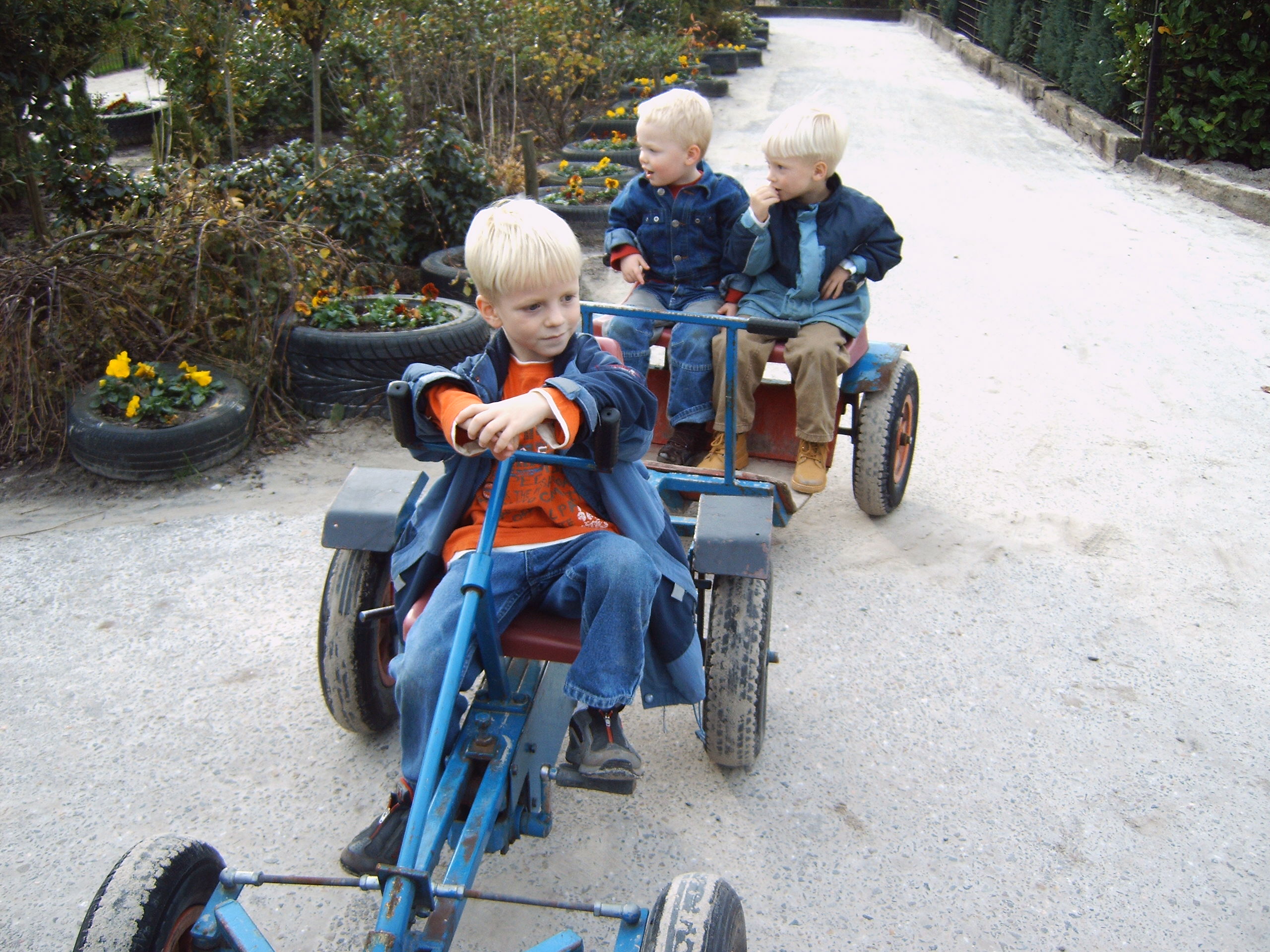 Kian,Jens&Kaj,Herfstvakantie2005