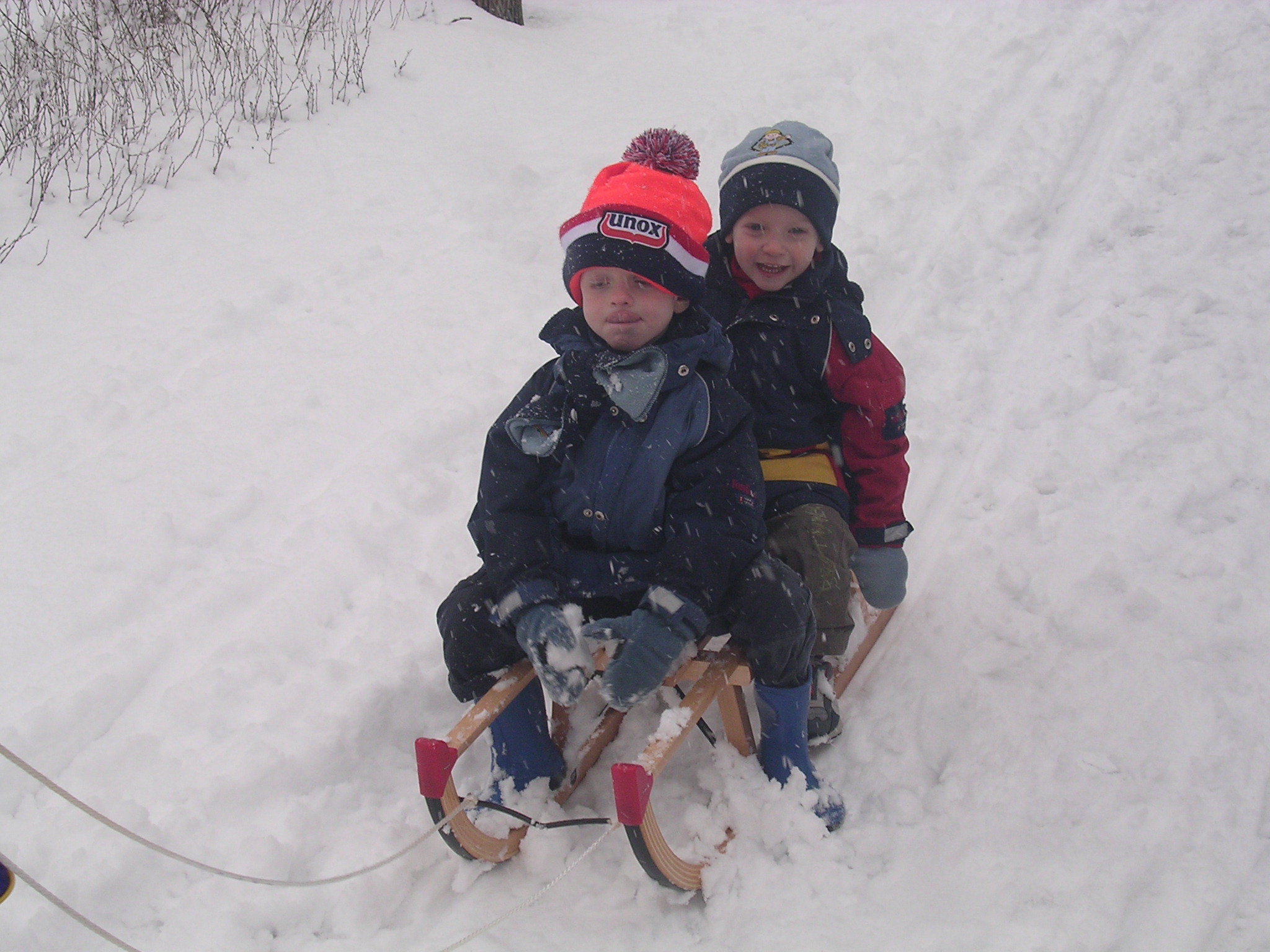 Kaj&Jens,Sneeuw Maart 2005